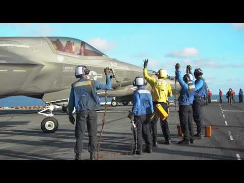 USS Makin Island Flight Operations in the Indian Ocean