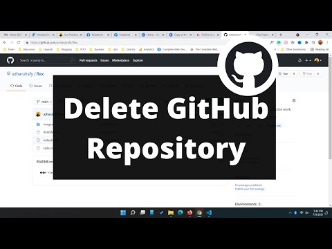 Video: Hoe verwijder ik alles uit mijn repository?