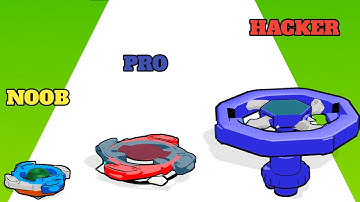 NOOB vs PRO vs HACKER - Spinner Merge (Spin Evolution)