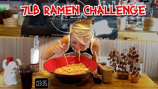 7LB RAMEN CHALLENGE at Chi Lin in Denver, CO RainaisCrazy @RainaHuang