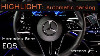 Mercedes-Benz EQS 450+ | Automatic parking screenshot 3