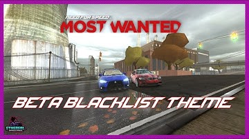 Beta Blacklist Theme - Beta Build NFS Most Wanted 2012