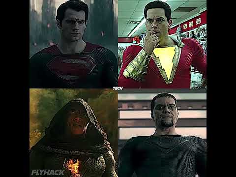 Superman VS Shazam VS Black Adam VS Zod