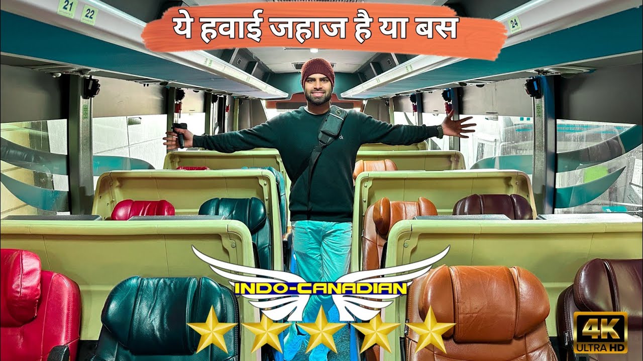 2 CRORE Ki Super Luxury MERCEDES BENZ Multi Axle Semi Sleeper Bus | Jalandhar to Delhi Airport