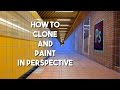 How To Clone and Paint In A Perspective | Photoshop Tutorial