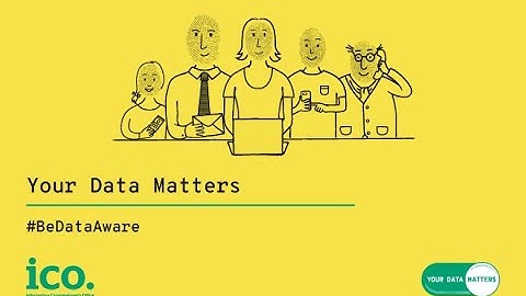 Your Data Matters - #BeDataAware