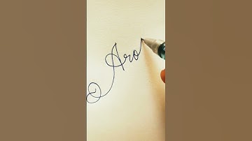 #Arohi in #cursive writing | requested name #shortsvideo