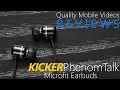 KICKER Phenom Talk Microfit Earbuds