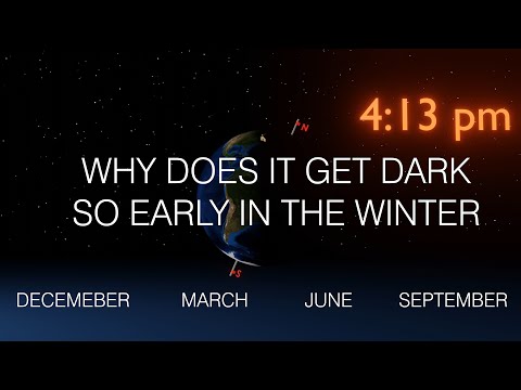 Video: Why Does It Get Dark So Early In Winter