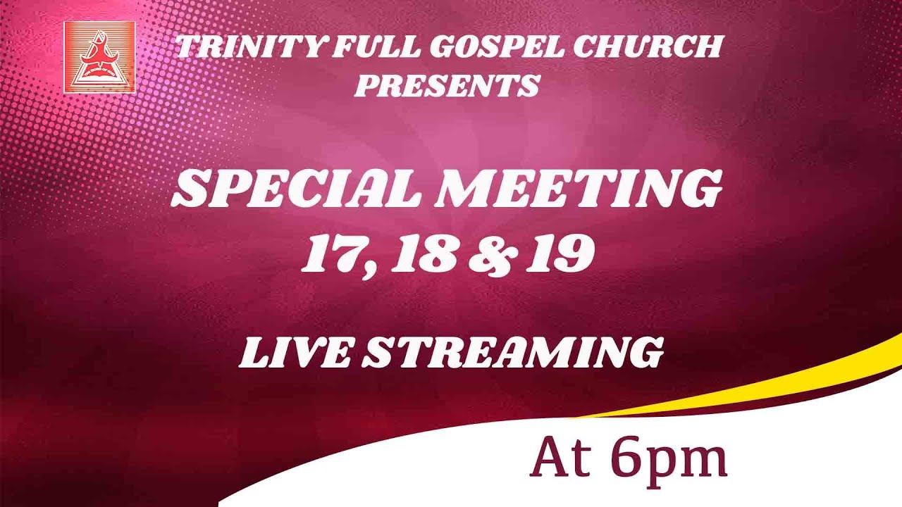 Special Meeting Day 1 (17 June 2022) | Dr. Arvind D'Silva - TFGC