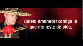 Video thumbnail of "Si Tuviera Que Decirlo (letra) - Pedro Fernández"