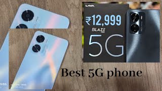 Best 5G phone Lava Blaze Pro 5G 8GB RAM, 128GB 50 MP AI Camera |120 Hz FHD+ 33W Fast Charge
