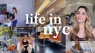 a realistic week in my life as an actor & youtuber in new york city *productive vlog*