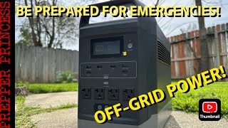 Be Prepared For Off-Grid Emergencies with the MARXON G1500!