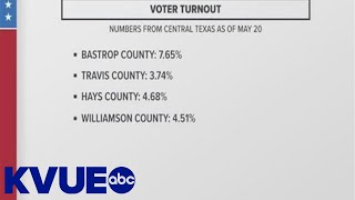 Voter turnout lackluster for primary runoff election so far | KVUE