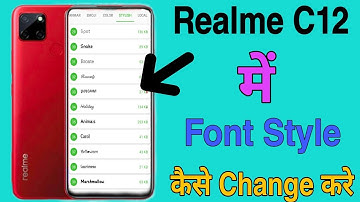 How To Realme C12 Change Font Style || Realme C12 Font Style Kaise Chenge Kare ||Technical Akhilesh