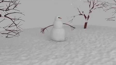 3D Animation - The Snowman