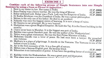 By Using a Noun or Phrase in Apposition solved exercise | here is my sister in law her name is Nidhi