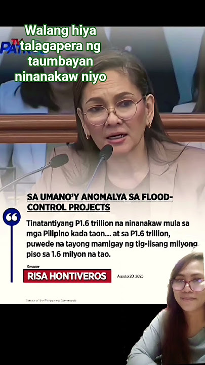 Grabe ang laki ng ninanakaw P1.6 trillion kada taon #shortvideo #remix #trending #floodcontrol#beta