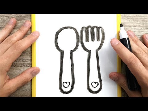 Video: Come Disegnare Un Cucchiaio A