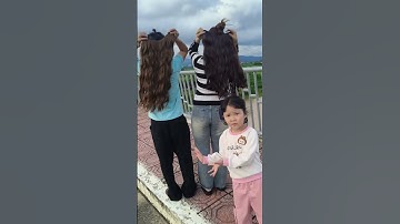 Hai vợ chồng nối tóc giả dài giữa đường phố #tockepphim #tockep