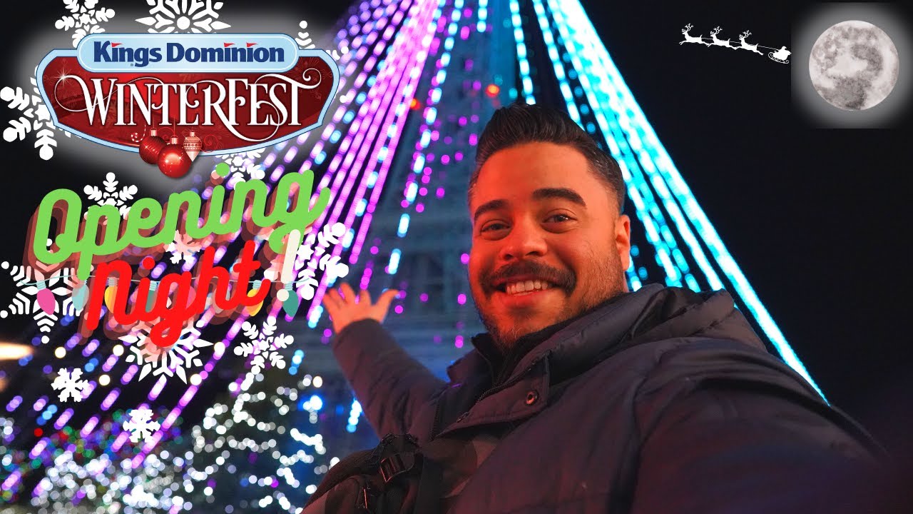 Opening Night Of WinterFest At Kings Dominion Full Event Overview