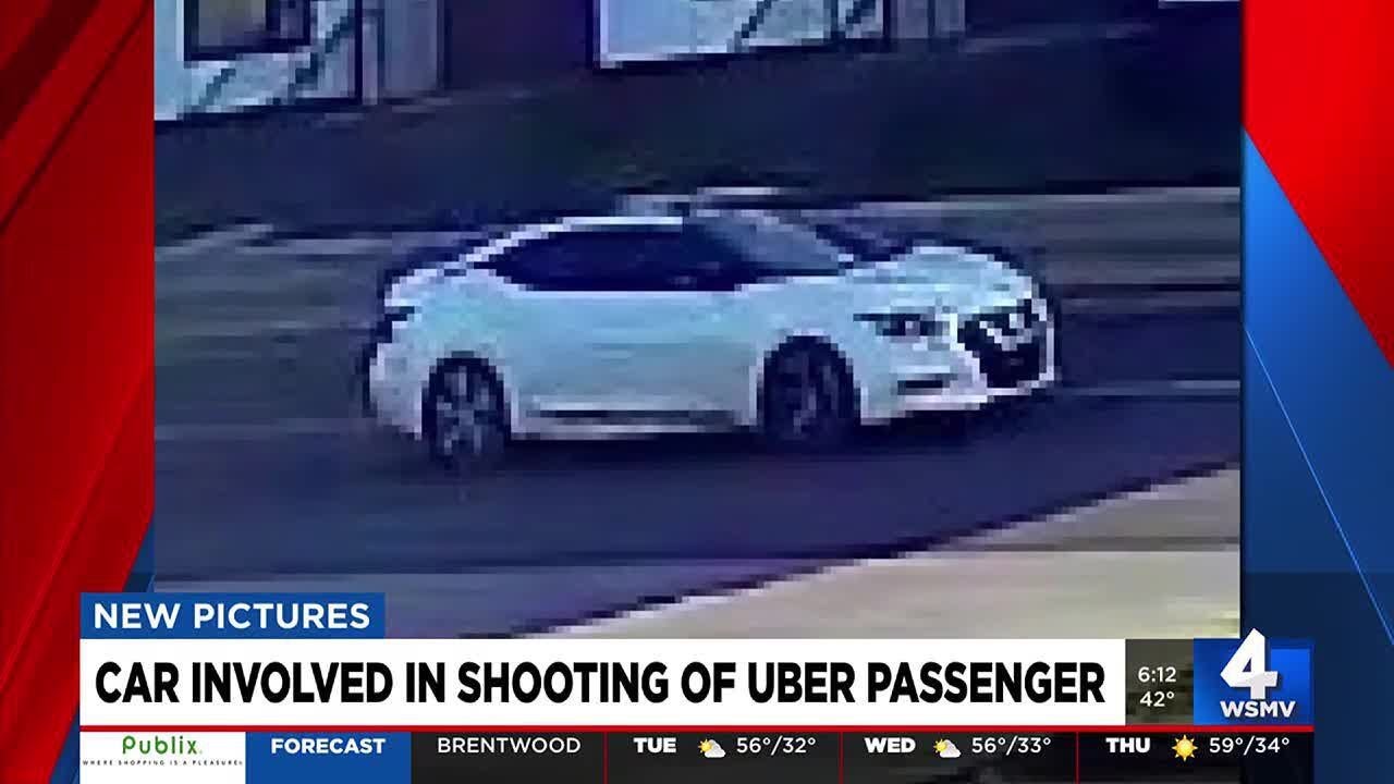 New pictures: Car involved in shooting of Uber passenger - YouTube