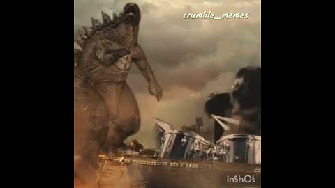 Godzilla vs kong 😂🤣Godzilla dance💃🏻🤣Kong musical 😂🎶🤣