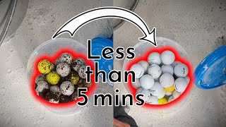 Golf ball cleaner for $3.50! DIY golf VLOG #4