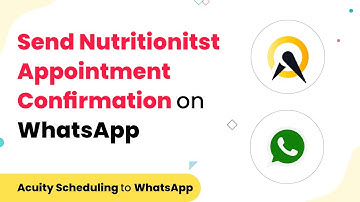 How to Send Appointment Confirmation on WhatsApp - Acuity Scheduling WhatsApp Integration
