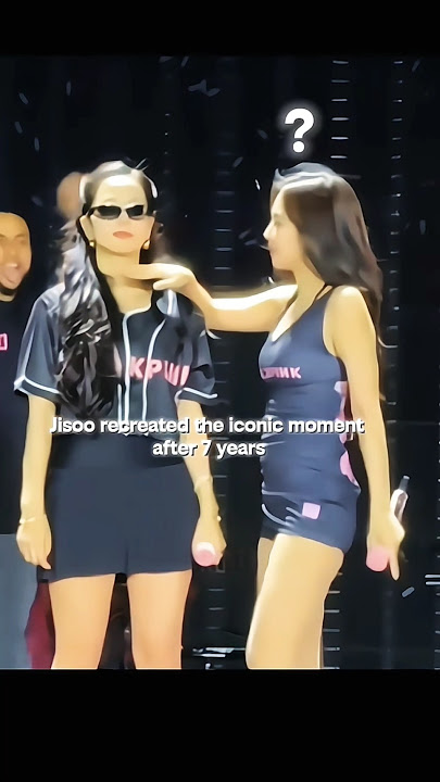 Jisoo recreated the iconic moment ❤️🔥✨️ #kpop #blackpink #jisoo #jennie #rosé #lalisa #shorts