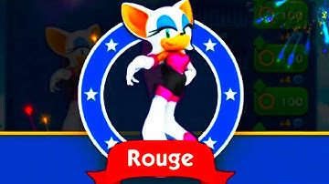 Sonic Dash - Rouge New Character Unlocked and Fully Upgraded - All Boss Battle Eggman &Zazz Gameplay