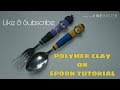 Making Minion Spoon Polymer Clay/ Step by Step /polymer clay in spoon