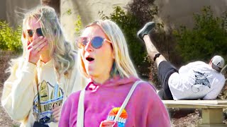 WET FART Prank at the BEACH! Daddy's SPLASH ZONE!!