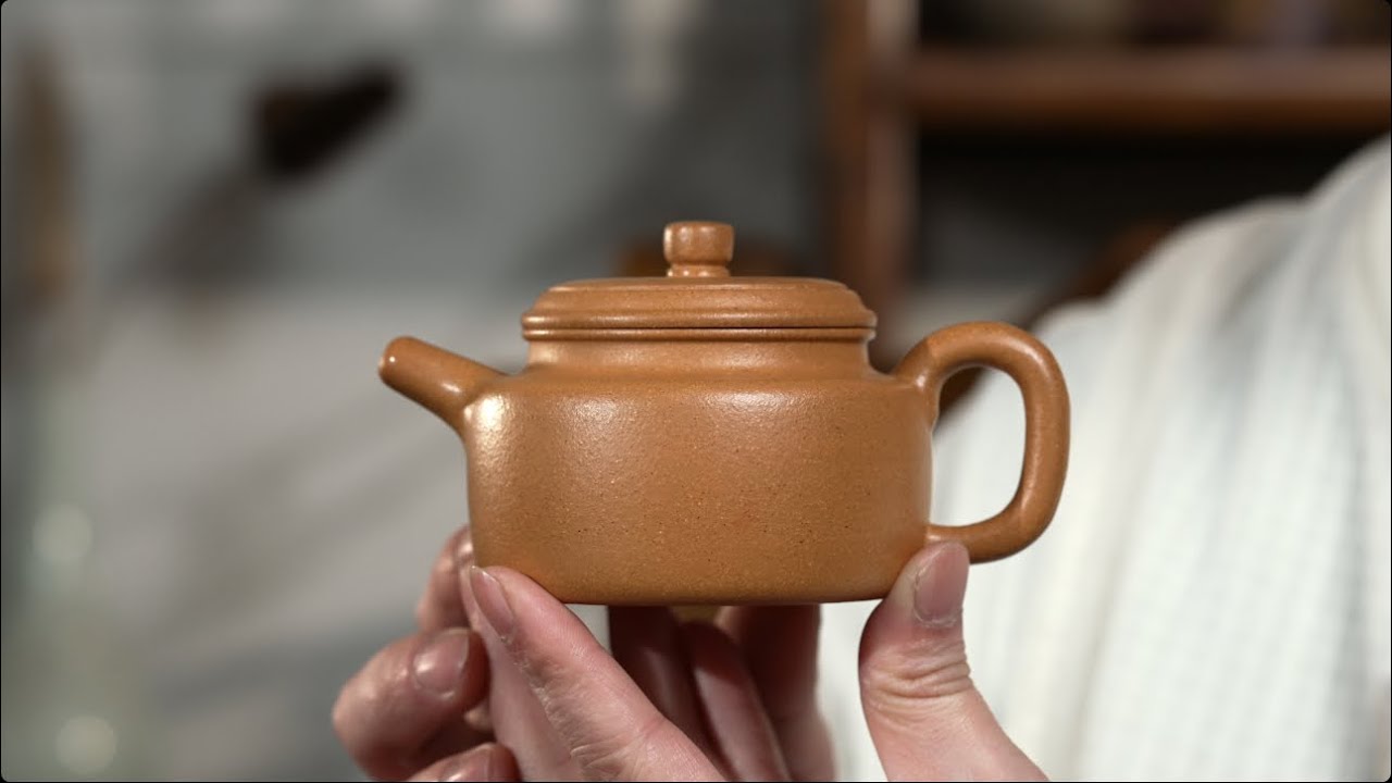 自产自销，宜兴紫砂壶，黄龙山原矿优质黄金段泥料德中壶，正宗全手工