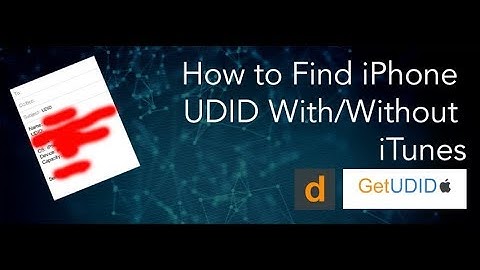 Learn How To Find iPhone UDID (Unique Device Identifier)