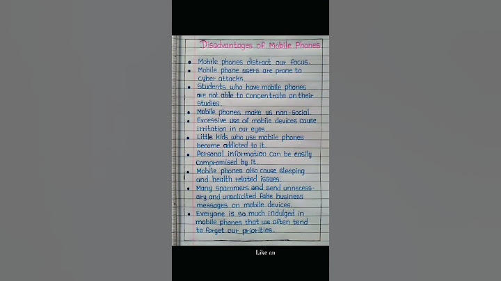 disadvantages of mobile phones || 10 lines on disadvantages of mobile phones || #essay #ytshort
