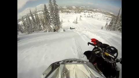 Snowmobiling brianhead utah on Feb 5 2012