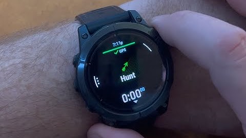 Garmin Watch Functions - Day 20 - Hunt