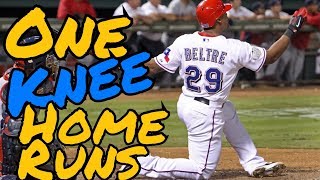 MLB: Home Runs From One Knee