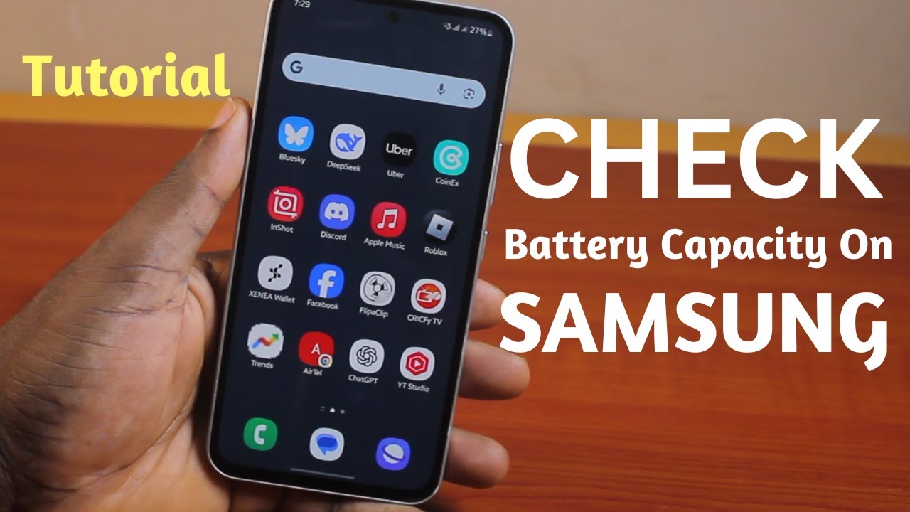 Samsung A54 5G: How to Check Battery Capacity on Samsung Phone