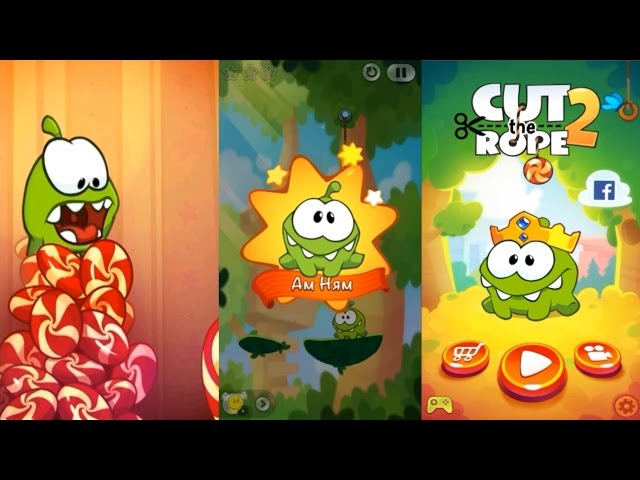 Cut the Rope Magic GOLD - Ancient Library Ghost Om Nom 