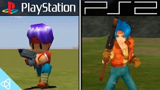 Wild Arms - PS1 Original vs. PS2 Remake (Alter Code: F) | Side by Side