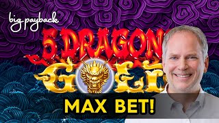 5 Dragons Gold Slot - MAX BET BONUS! screenshot 5