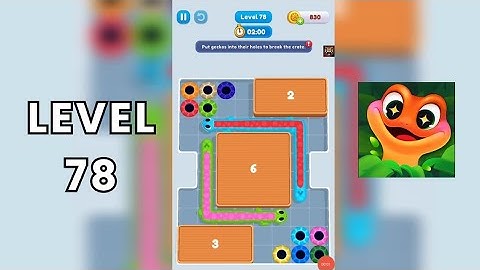 Gecko Out Level 78 Game Walkthrough Solution
