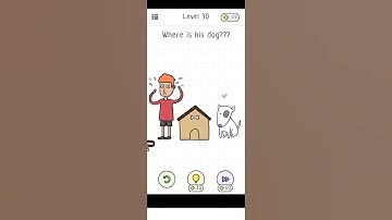 Hit The Brain Level 43 Where is his dog? Gameplay Solution Walkthrough