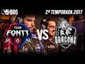 [BR6] TEAM FONTT vs BLACK DRAGONS - FINAL (2ª Temporada 2017) - Rainbow Six Siege