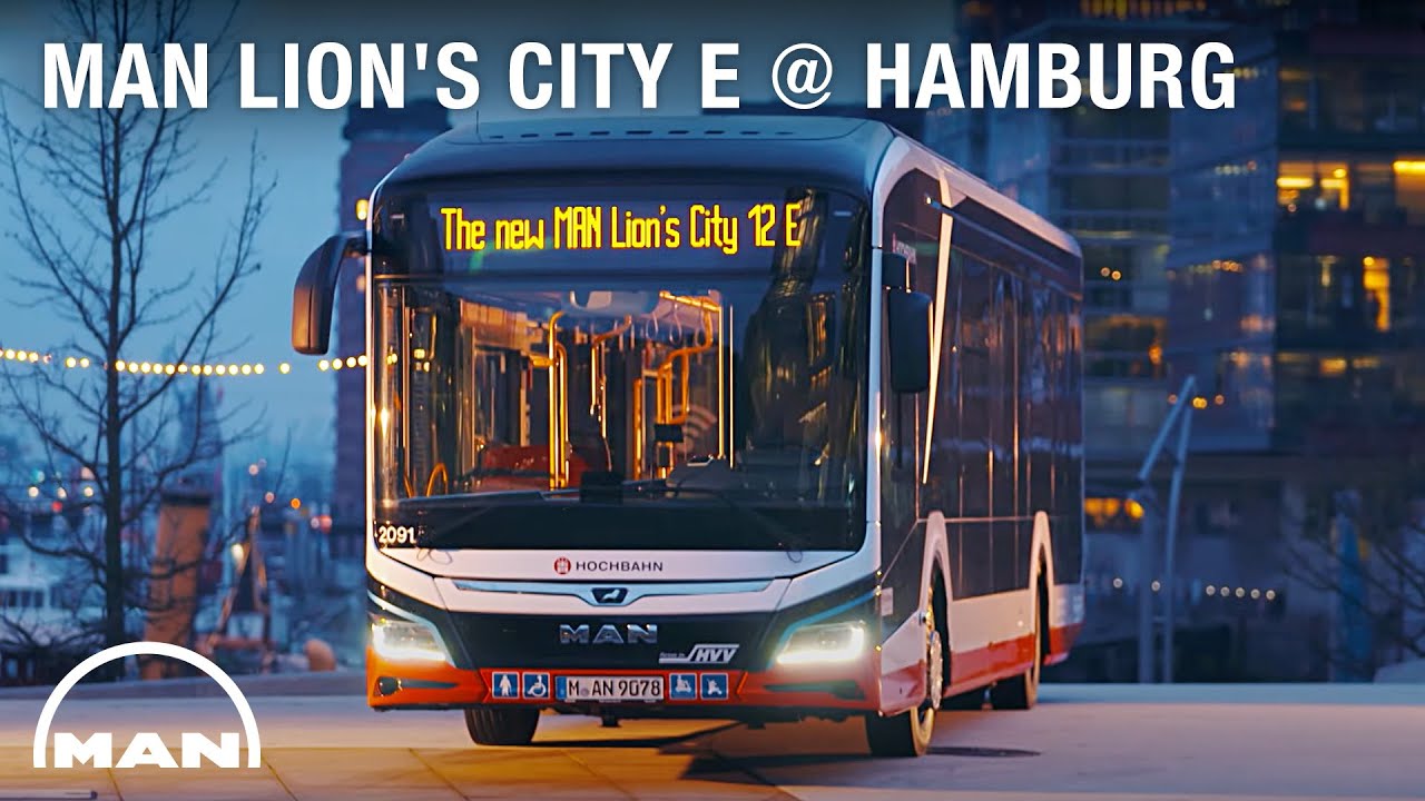 Man Lion S City E Hamburg Presentation Youtube
