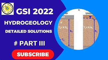 UPSC CGSE (PRE) 2022 Detailed Hydrogeology Solution | Part III | Aquifer Properties | UPSC-GSI |