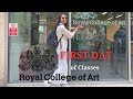 First day of masters classes abroad  royal college of art vlog  london uk